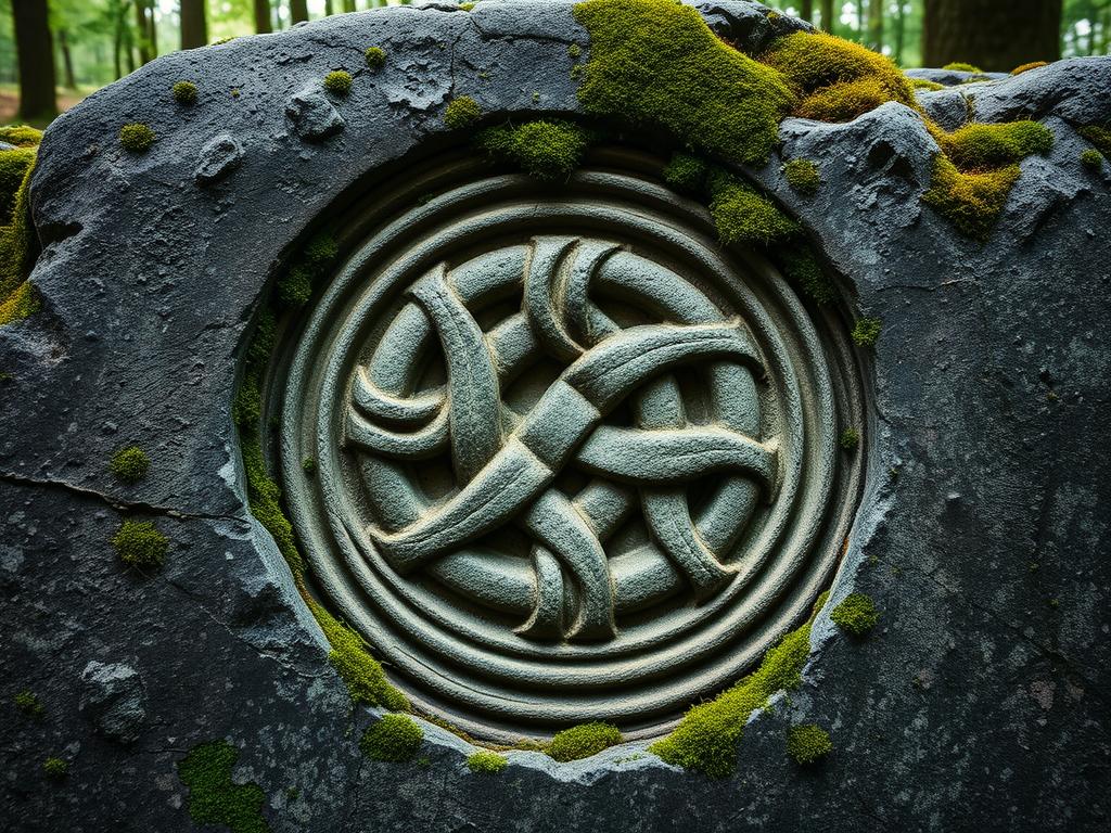 Celtic protection knot used in traditional protection spells