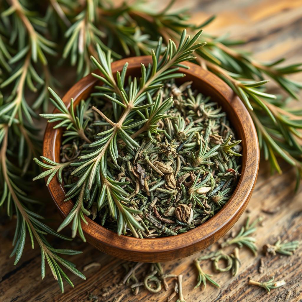 Dried rosemary herb for protection spells