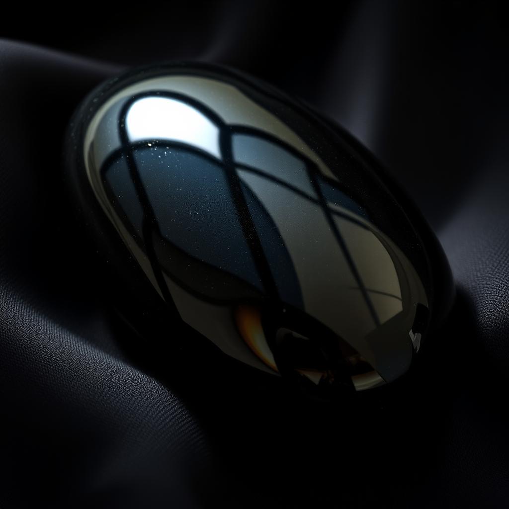 Obsidian stone used in protection spells